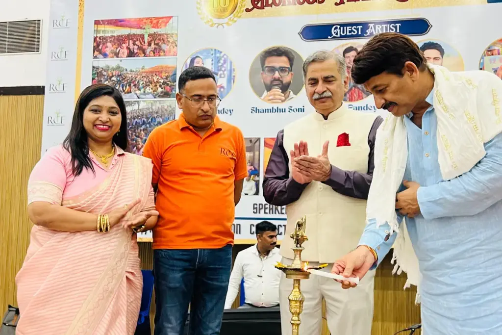 manoj tiwari-root care foundation