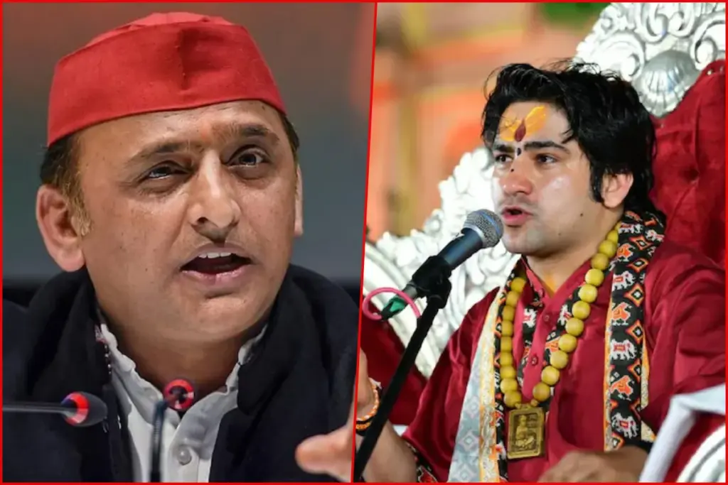 akhilesh yadav targets dhirendra shastri