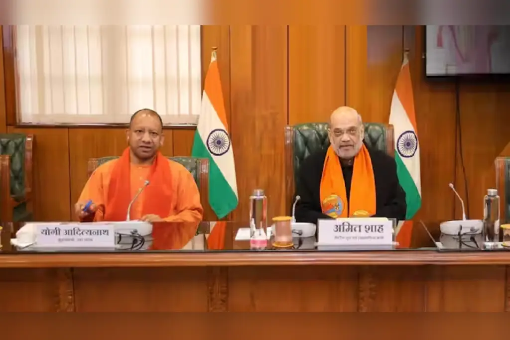 amit shah cm yogi meting