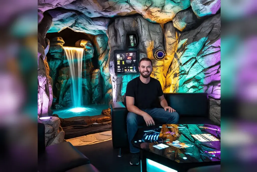 chinese man living in cave