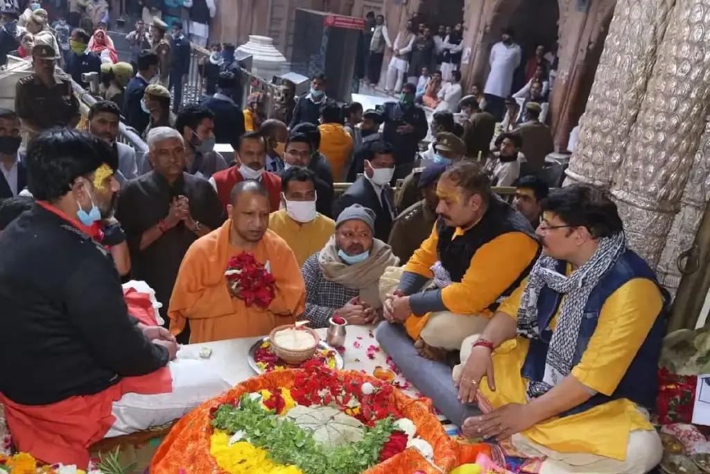 yogi government Banke Bihari temple development