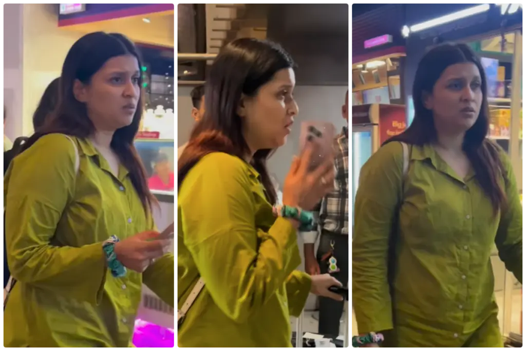 mannara chopra spotted
