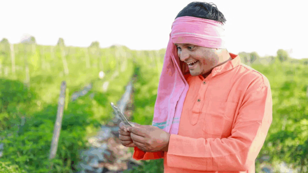 happy farmer