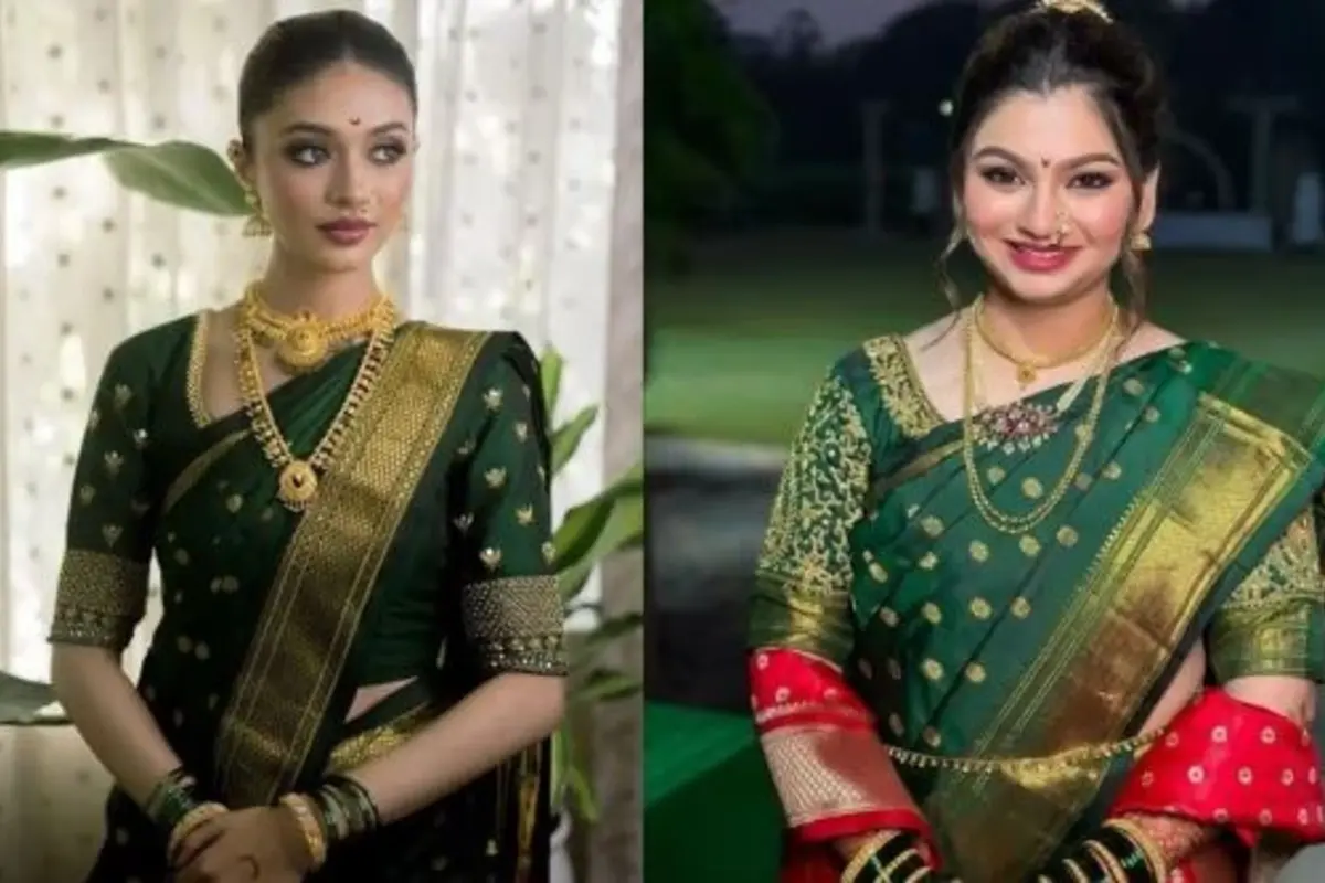 खूबसूरती को और ज्यादा बढ़ाने के लिए काफी ज्यादा मददगार साबित होती है ये ग्रीन बनारसी साड़ियां. इसको भी आप सावन के दूसरे सोमवार को पहन सकती हैं. 