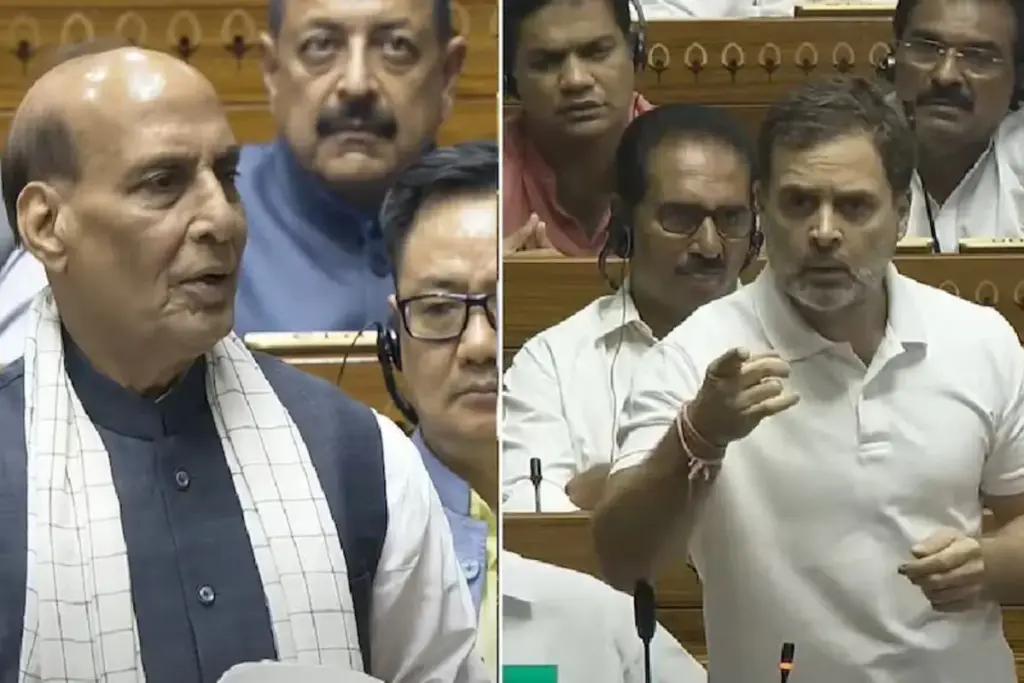 राजनाथ सिंह और राहुल गांधी