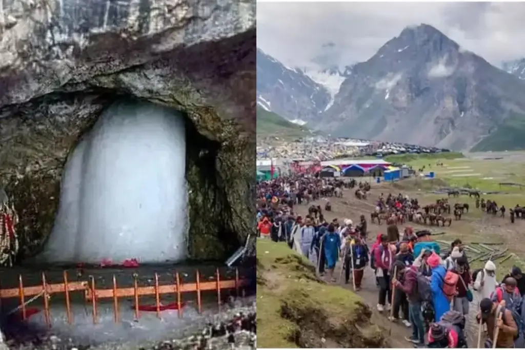 Amarnath Yatra में अब तक 3.52 लाख श्रद्धालुओं ने किए दर्शन, सुरक्षा घेरे में निकली ‘छड़ी मुबारक’ की परंपरागत यात्रा - भारत एक्सप्रेस