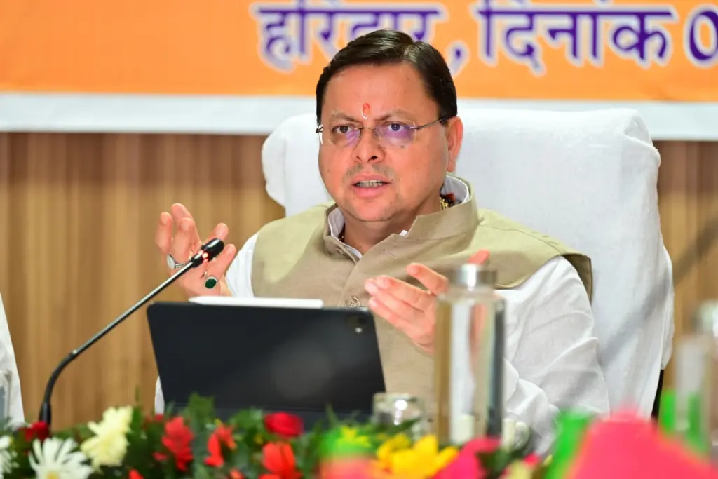 CM Pushkar Singh Dhami
