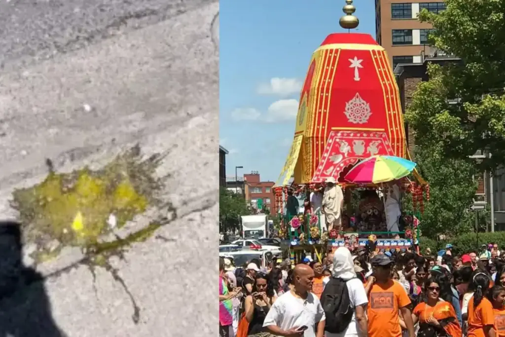 Eggs Thrown On Jagannath Rath Yatra