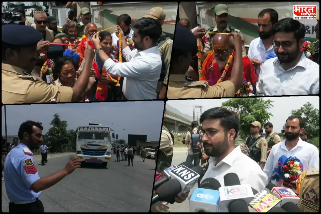 First Batch of Amarnath Yatries
