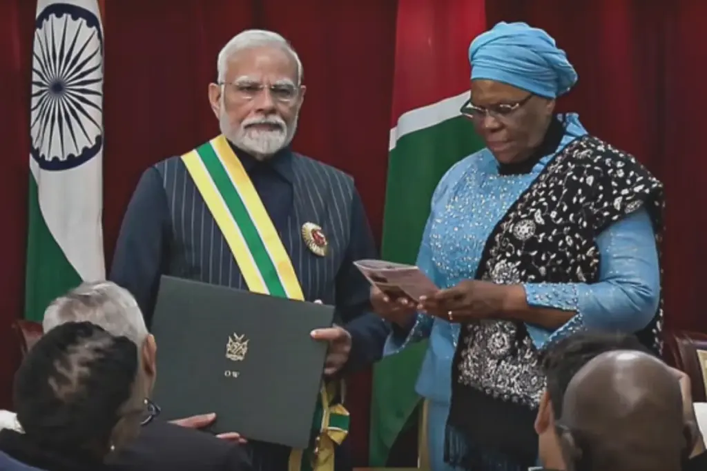 Namibia Highest Award To PM Modi