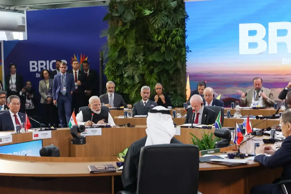 PM Modi In BRICS Summit Brazil