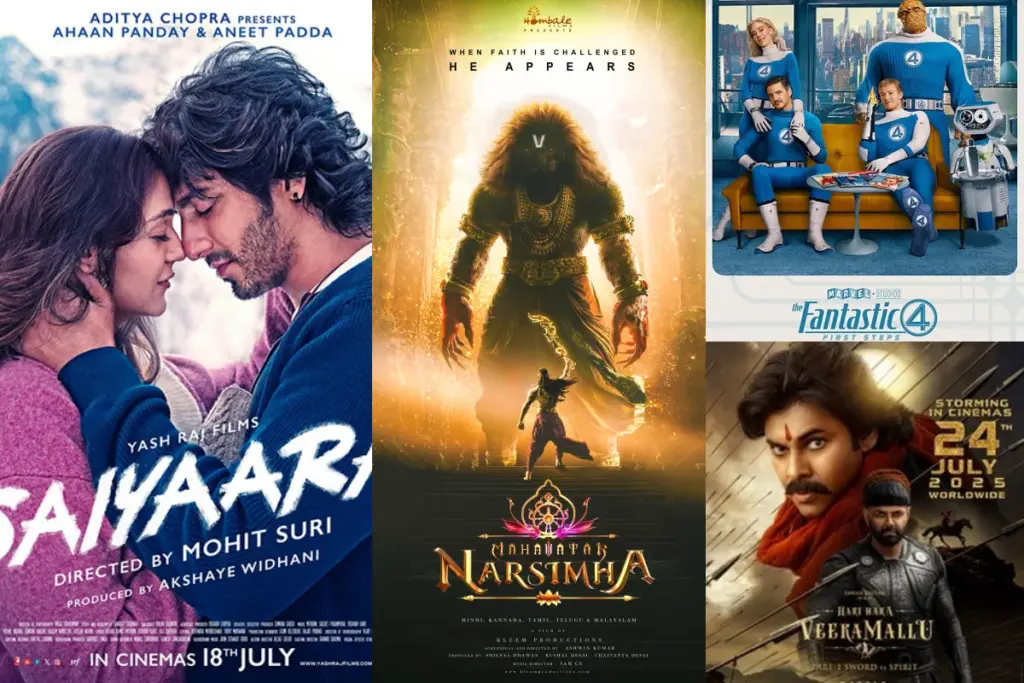 Box Office Collection: ‘Saiyaara’ की धाक जारी, ‘Mahavatar Narsimha’ बनी सरप्राइज हिट, देखें क्या है बाकी फिल्मों का हाल - भारत एक्सप्रेस