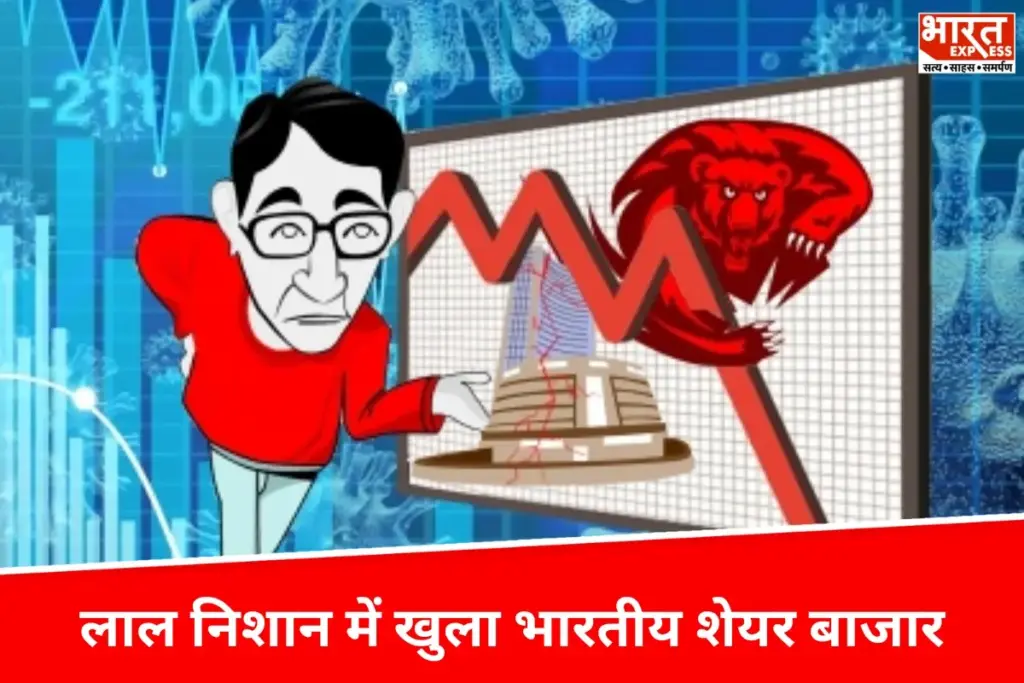 लाल निशान में खुला भारतीय Stock Market, फाइनेंस और मेटल स्टॉक्स में गिरावट - भारत एक्सप्रेस