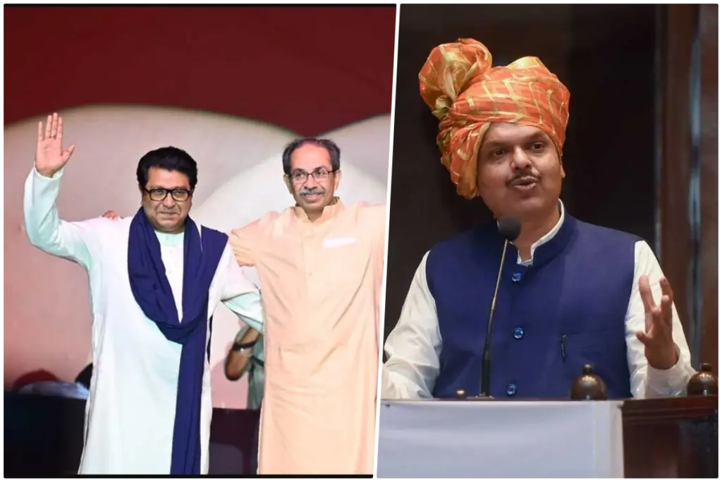 devendra fadnavis uddhav thackeray and raj thackeray