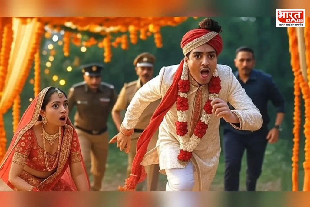 होटल से भागा दूल्हा (फोटो AI)