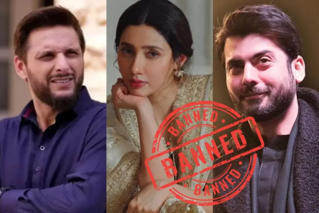 pakistani celebrieties banned