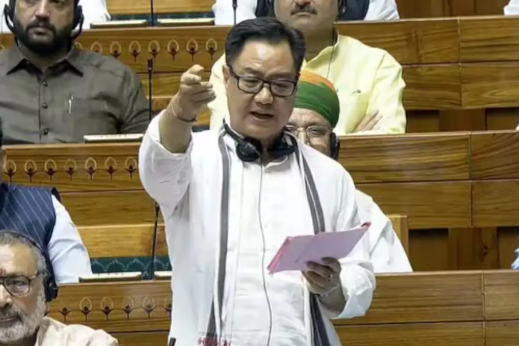parliament monsoon session-kiren rijiju