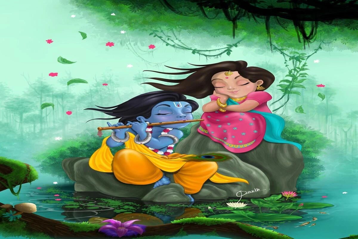 ऐसा माना जाता है कि मथूरा जाने से पहले मथुरा जाने से पहले श्री कृष्ण ने अपनी मुरली निशानी के तौर पर राधा को दे देते है जिसके बाद वो मुरली बजाना छोड़ देते है.
