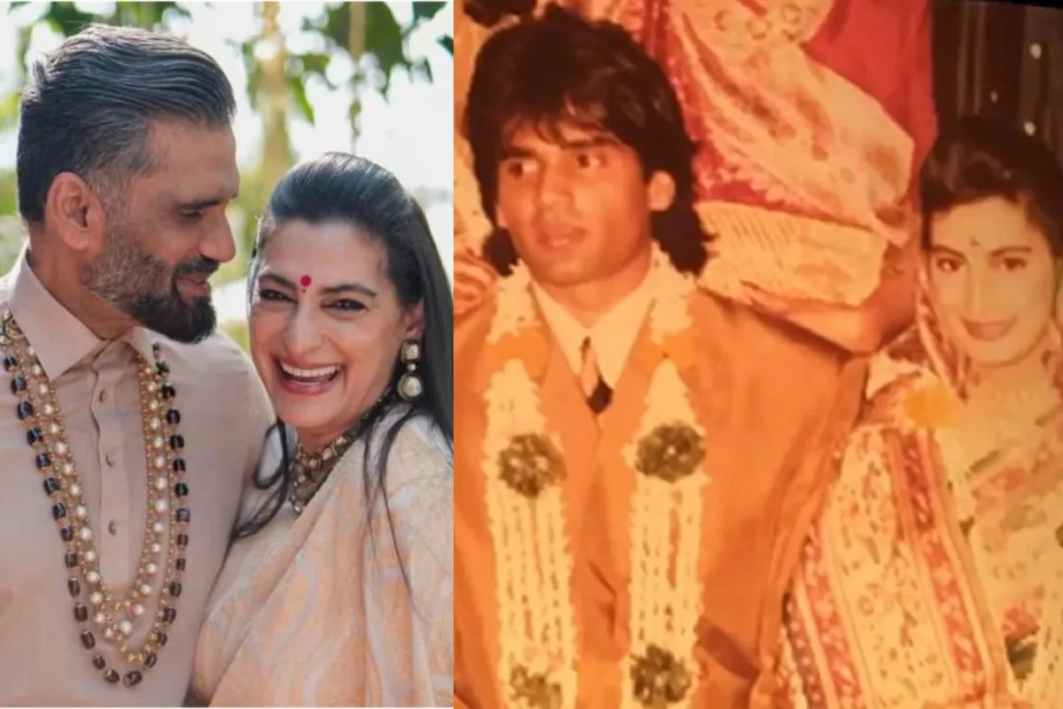 सुनील शेट्टी की लव लाइफ भी फिल्मों जैसी थी. उन्होंने माना शेट्टी से अपने परिवार के खिलाफ जाकर शादी की, क्योंकि दोनों अलग धर्म से थे. करियर पर असर पड़ने की चेतावनी के बावजूद उन्होंने माना को अपना जीवनसाथी बनाया. 