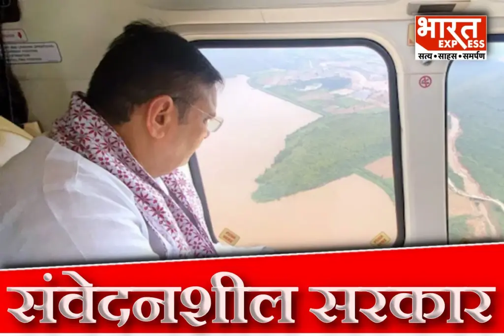 CM Bhajanlal Sharma Aerial Survey Flood Affected Areas In Rajasthan