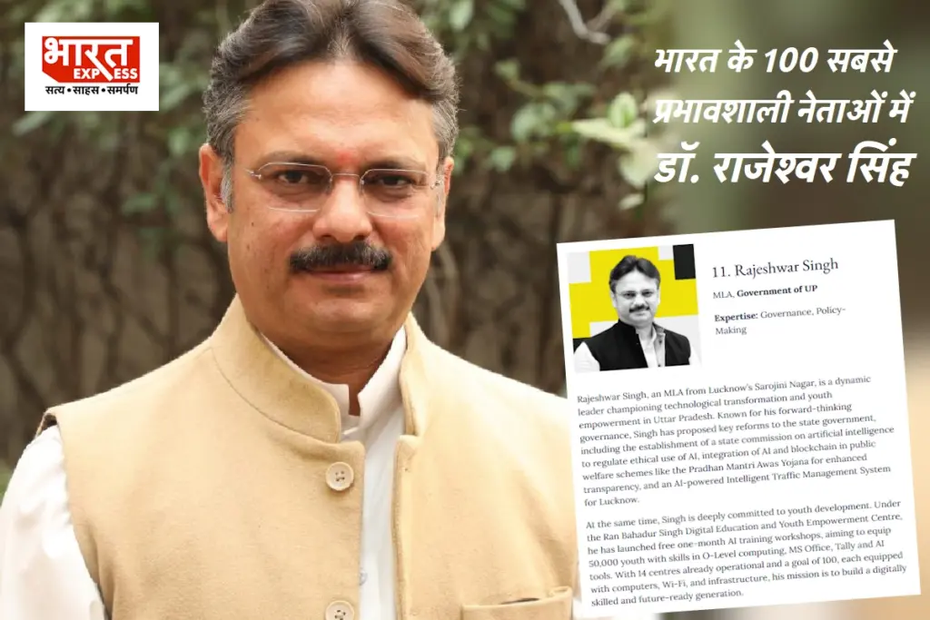 BJP mla dr rajeshwar singh