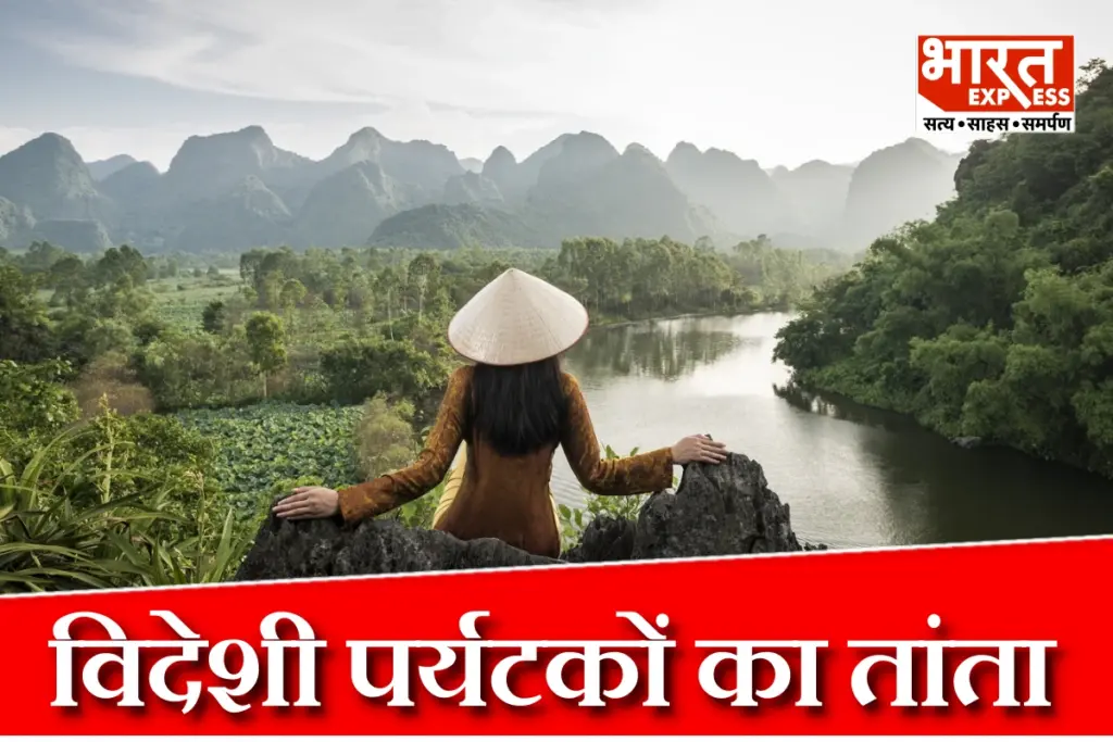 Foreign tourist arrivals in India