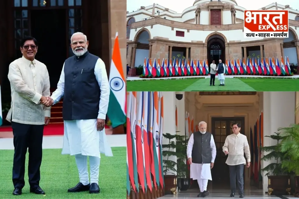 PM Modi: पीएम मोदी ने हैदराबाद हाउस में फिलीपींस के राष्ट्रपति आर. मार्कोस का गर्मजोशी से किया स्वागत - भारत एक्सप्रेस