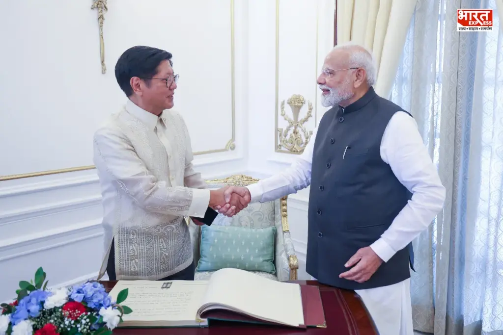 Narendra Modi and Philippines President Marcos Jr