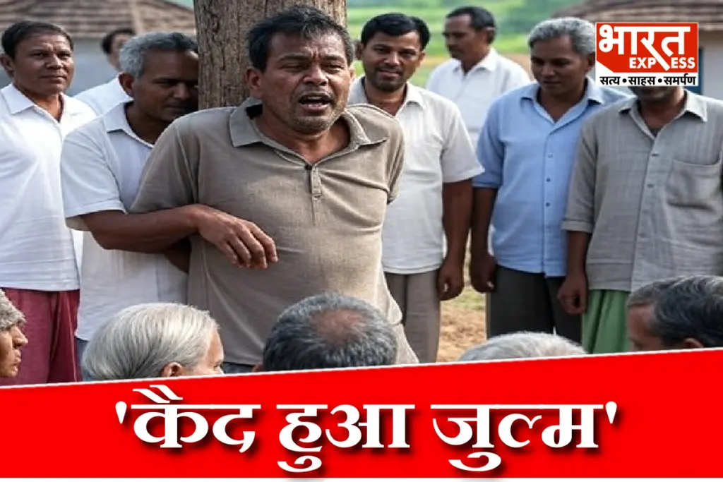 Odisha Video Viral News Tie Man to a Tree