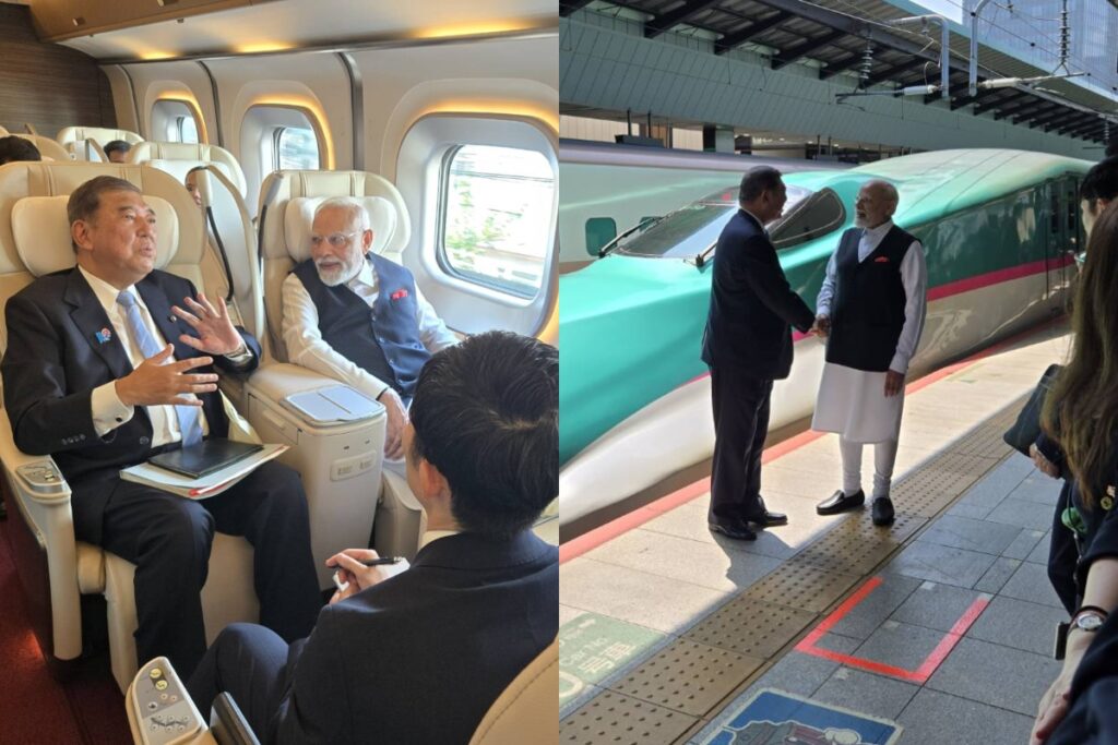 PM Modi Bullet Train
