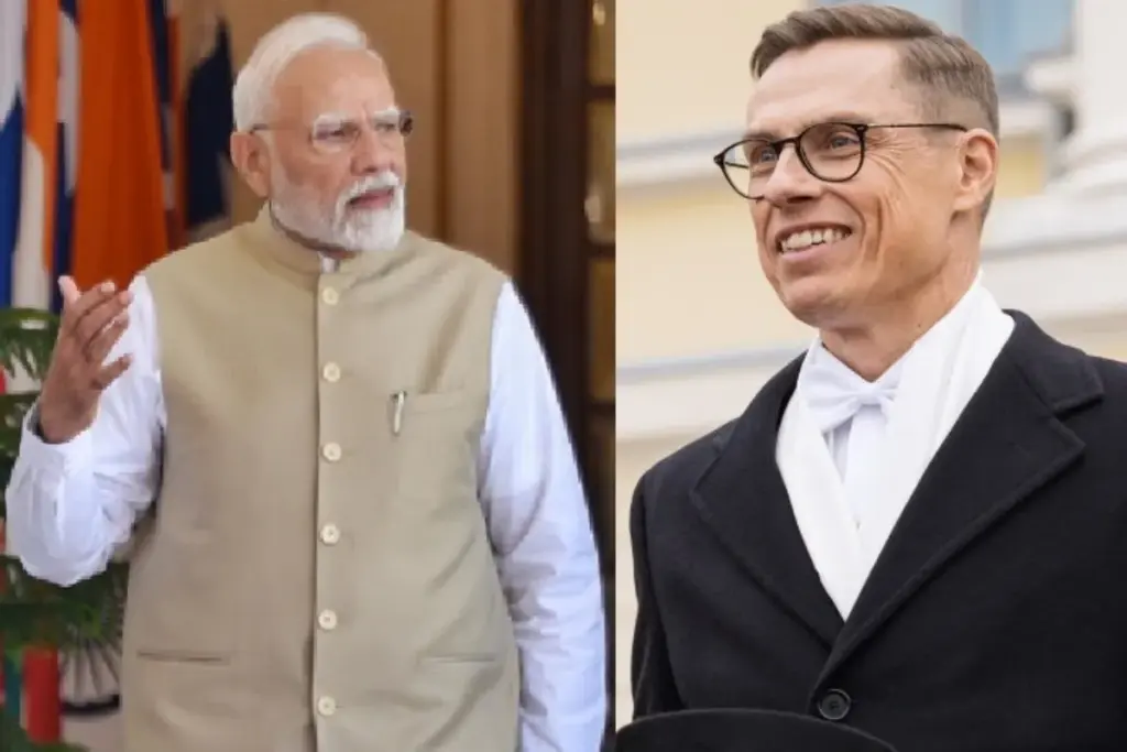 PM Modi and Finnish President Alexander Stubb Conversation