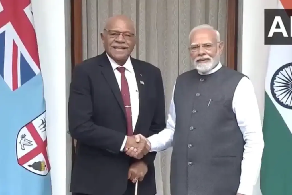 Fiji PM And PM Modi