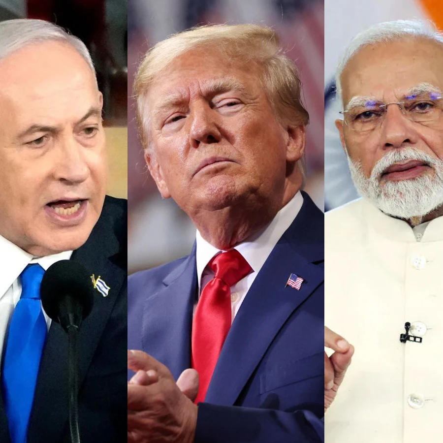 Trump - Modi - Netanyahu