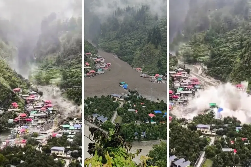 cloudburst in uttarkashi