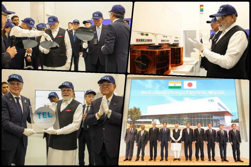 PM Modi Visits Tokyo Electron Factory in Japan: Boost to Semiconductor Cooperation