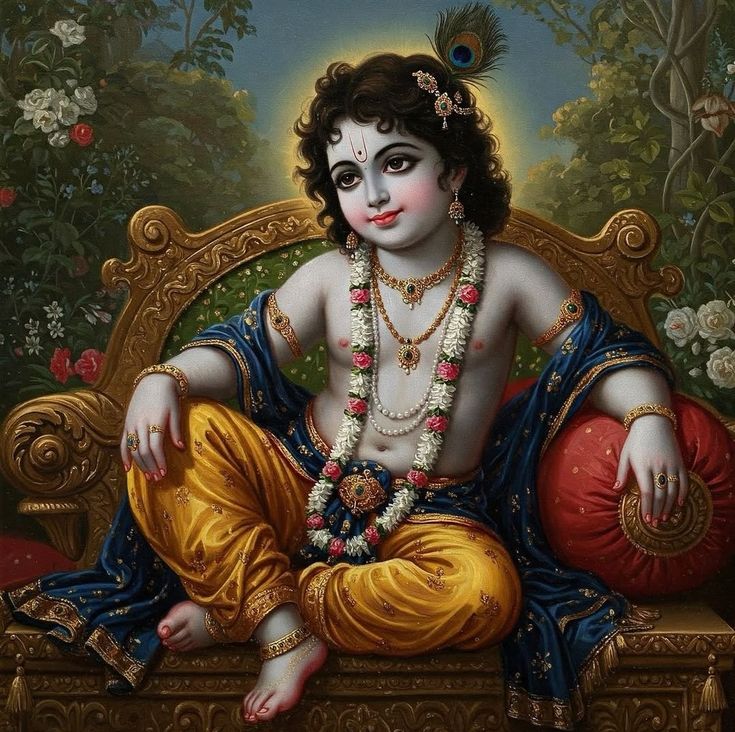 बाल्यावस्था में श्रीकृष्ण
