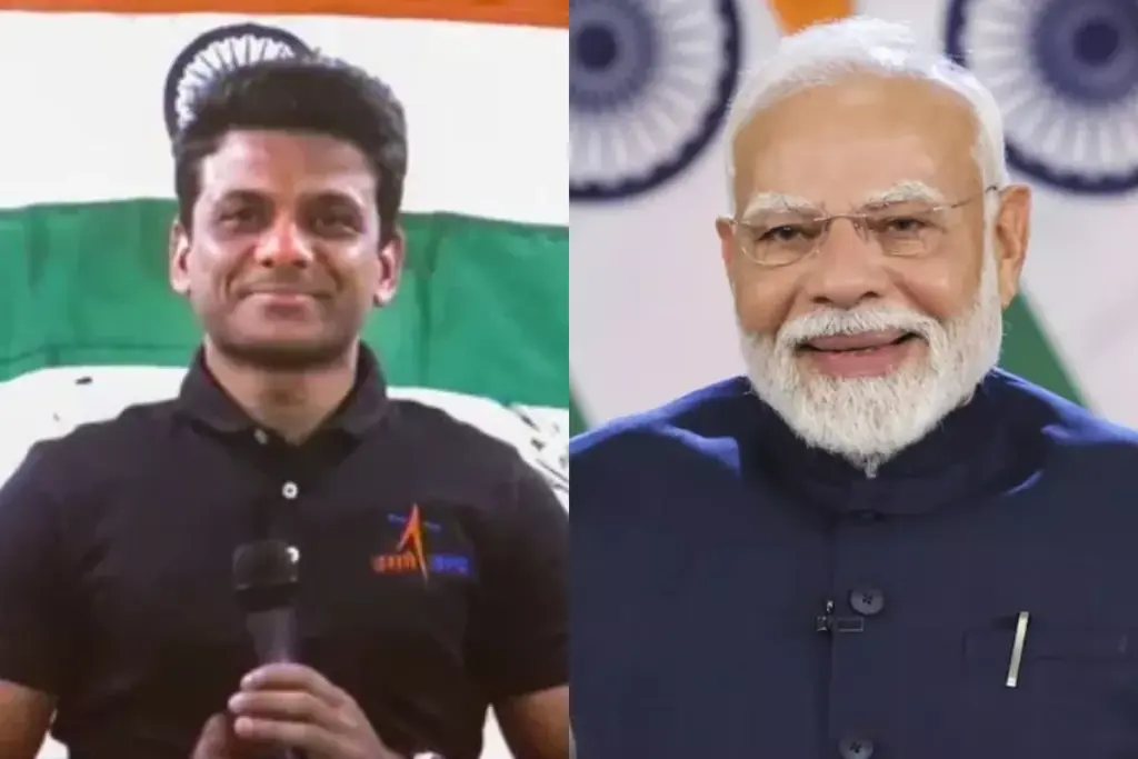 shubhanshu shukla-pm modi