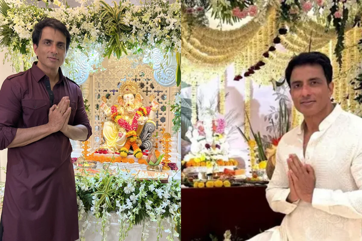 Ganesh Chaturthi 2025: सोनू सूद फैंस के मसीहा कहे जाने वाले सोनू सूद भी सालों से बप्पा को अपने घर लाते आ रहे हैं. उनका कहना है कि गणेश चतुर्थी उनके परिवार के लिए सबसे खास त्योहार है. 