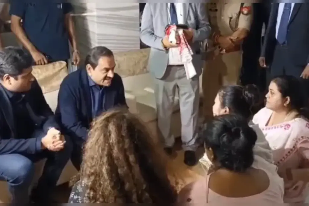 Gautam Adani meets Zubeen Garg family
