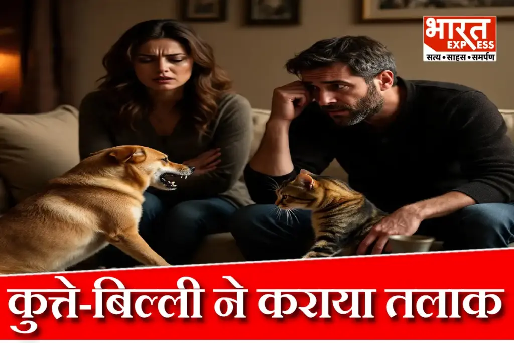 Husband wife divorced After cat dog fight in Bhopal