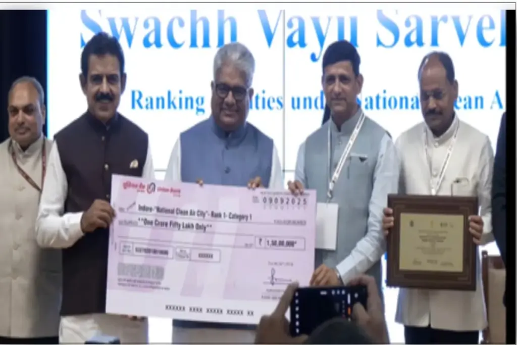 Indore Clean Air Survey 2025 Award