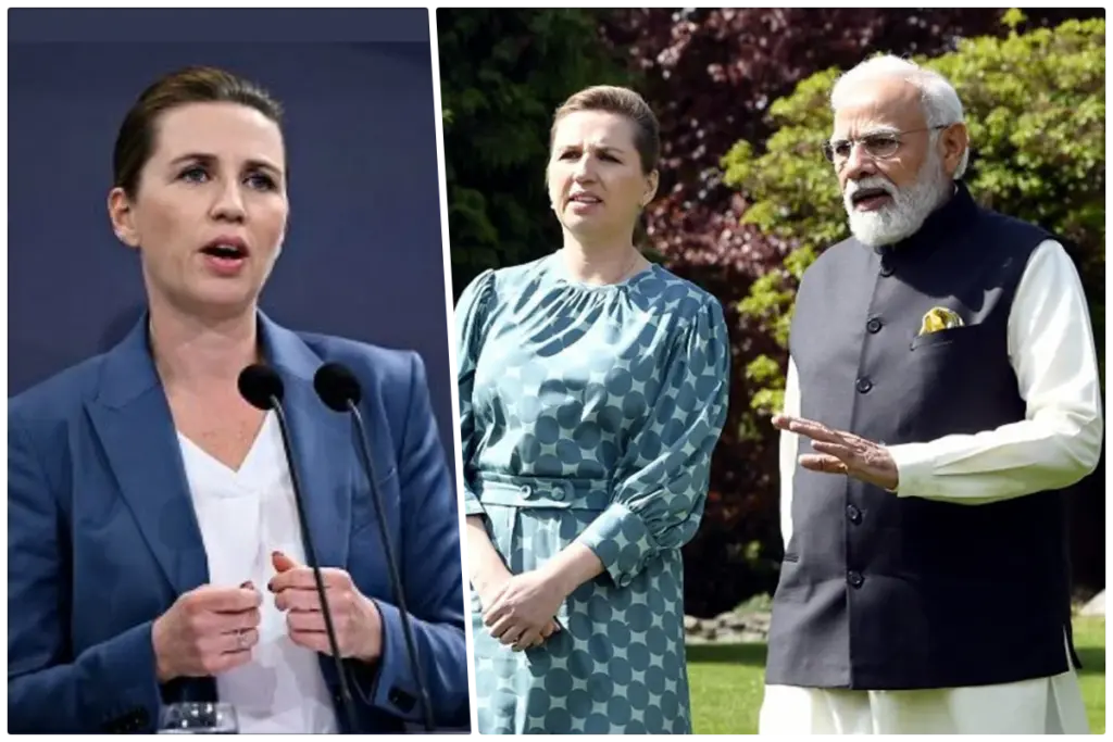 Mette Frederiksen and pm modi