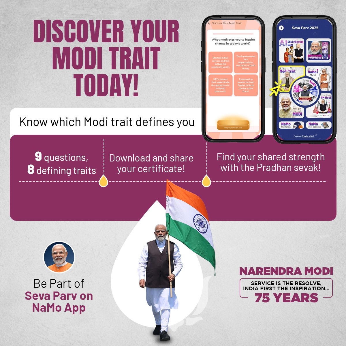 NaMo App Launches Seva Parv 2025