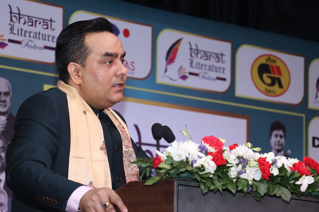 CMD Upendra Rai at Bharat Literature Festival