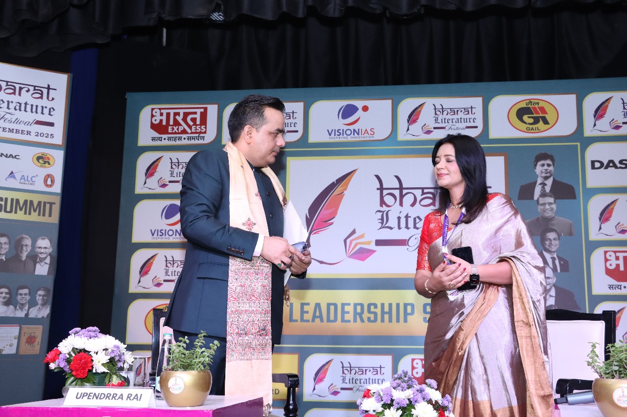 CMD Upendra Rai at Bharat Literature Festival