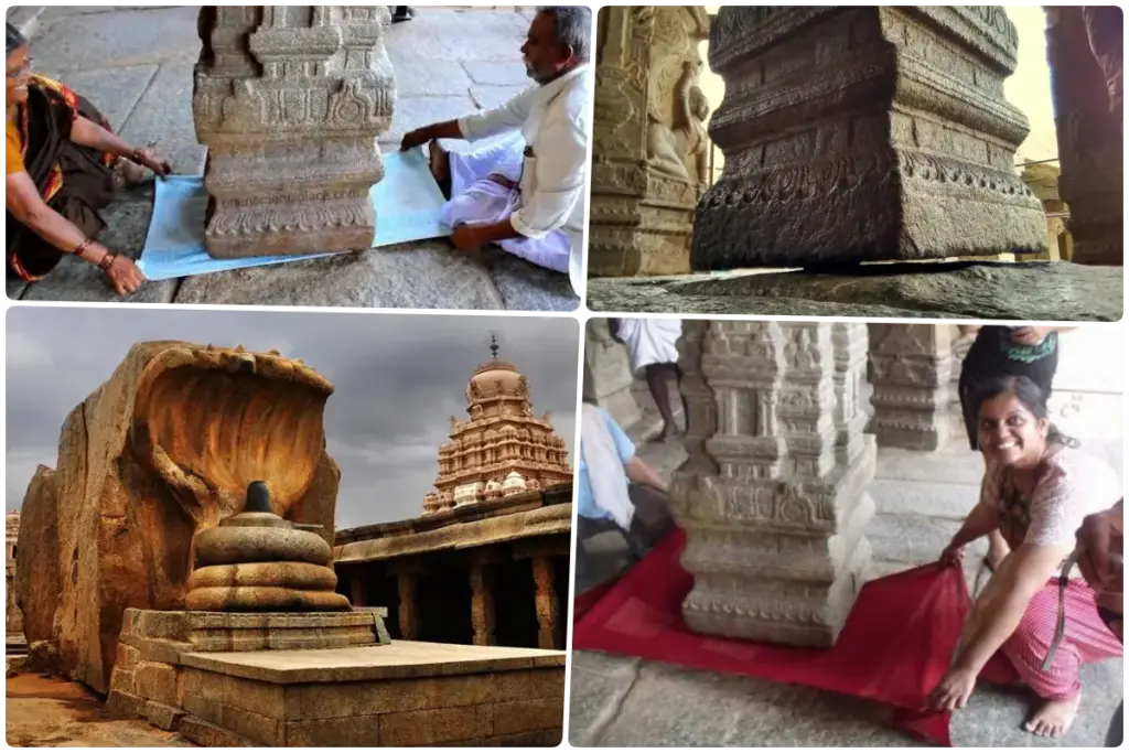veerabhadra temple lepakshi hanging pillar