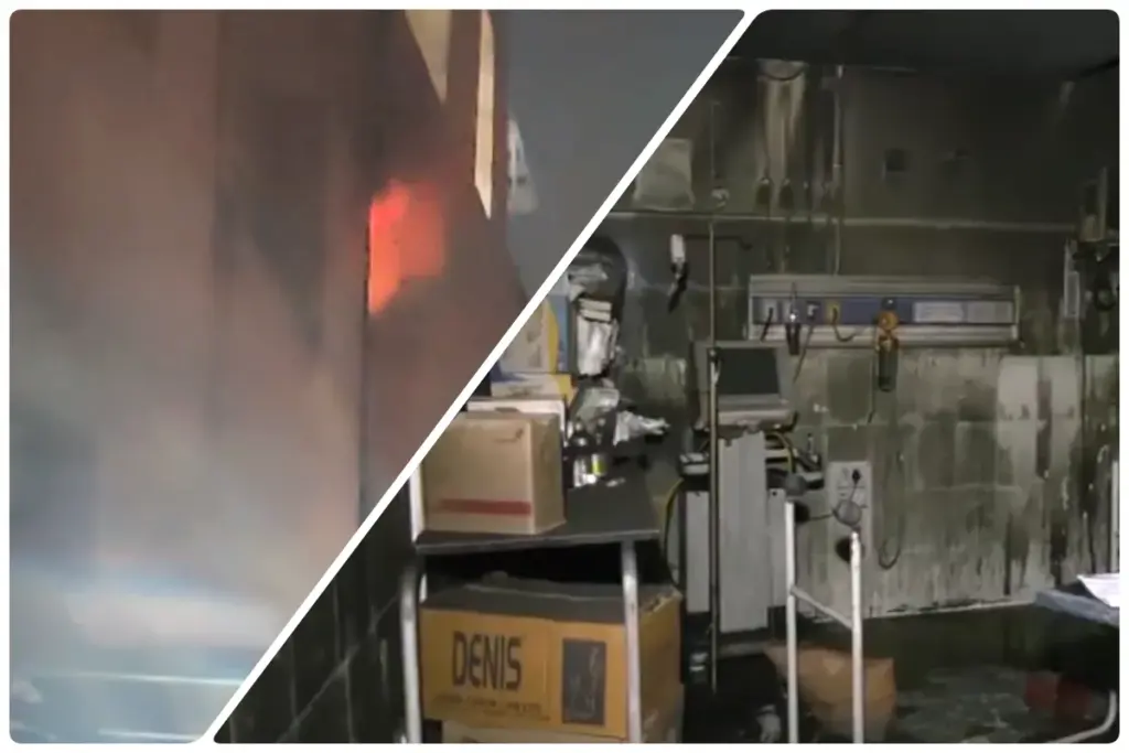 Jaipur SMS Hospital ICU Fire