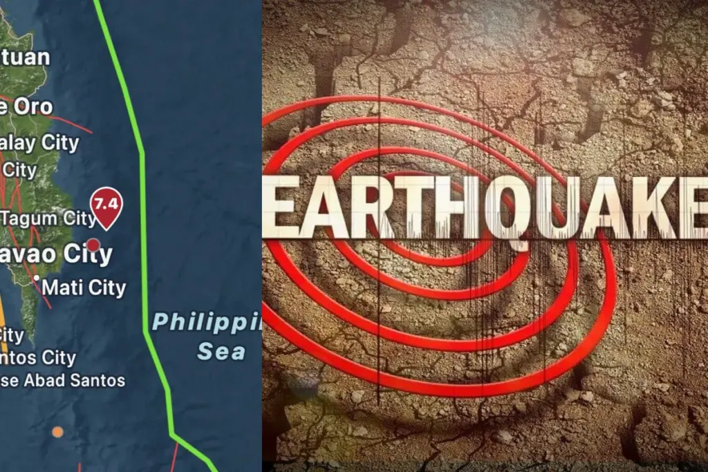 Massive earthquake Philippines Mindanao region