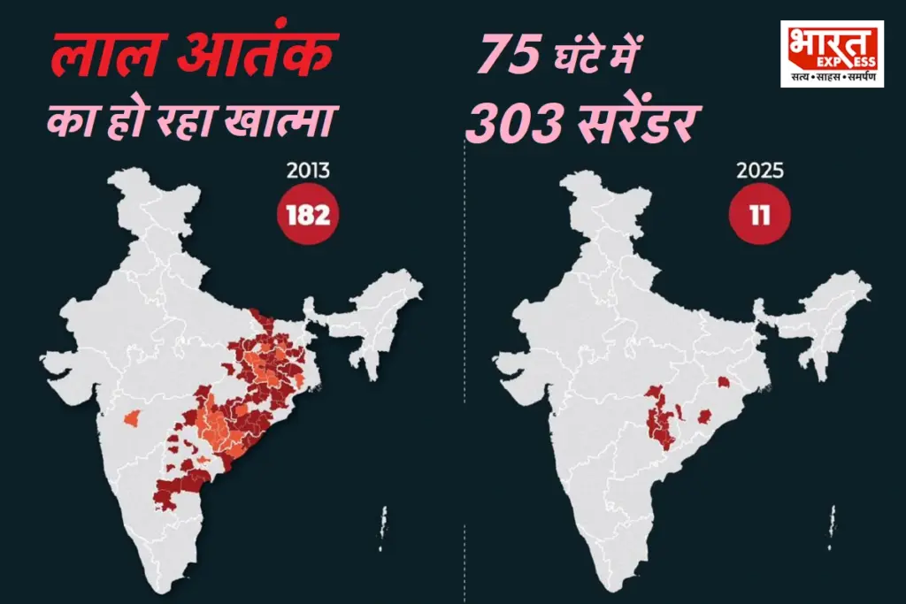 Naxalite surrenders India 2025