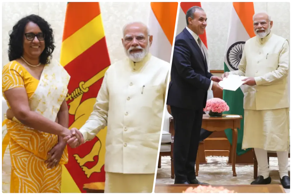 PM Modi Meets Sri Lankan PM